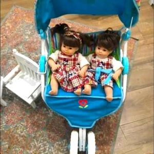 American girl bitty baby twins and accessories